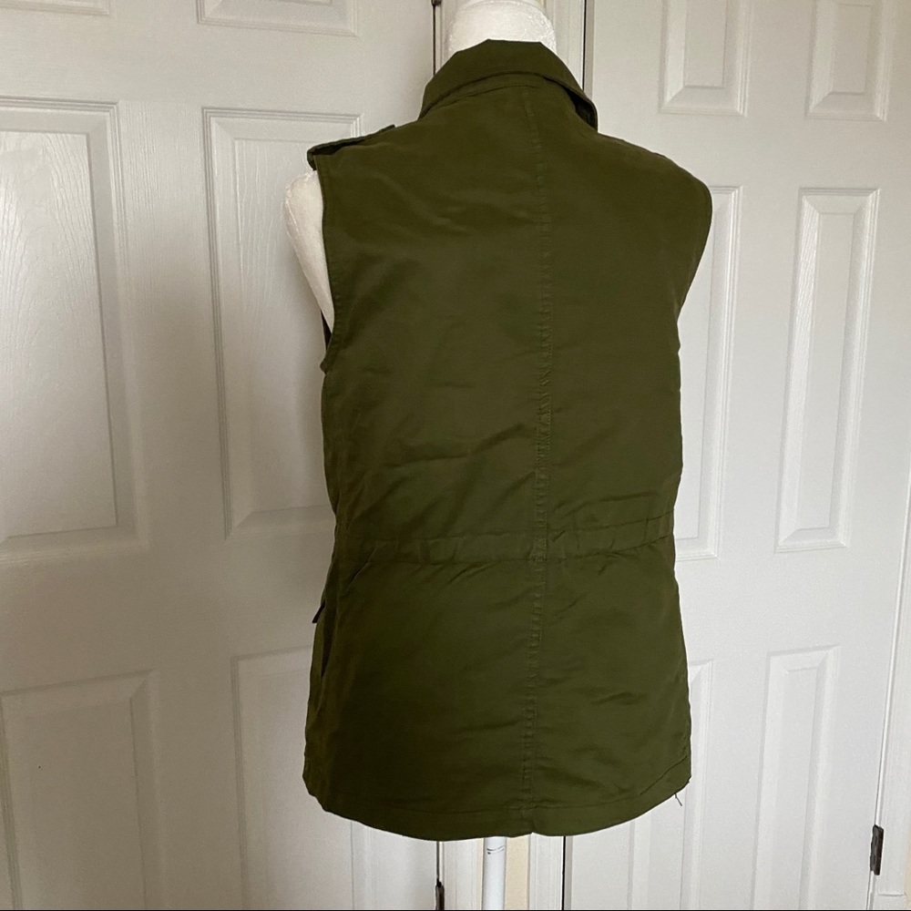 Jcrew Utility Vest Sherpa Lined - image 3